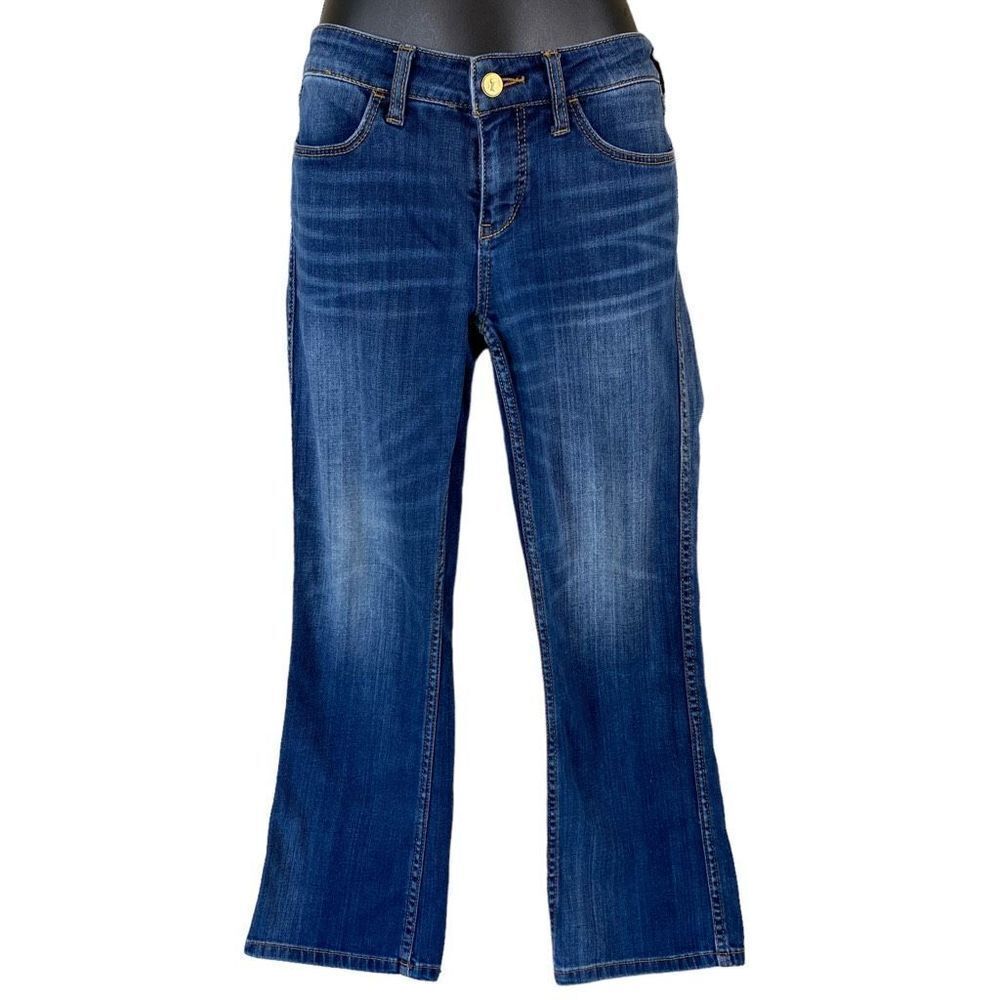 Anthropologie Pilcro and The Letterpress Distressed Cropped Ankle Jeans